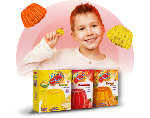 Fruit flavored gel - strawberry