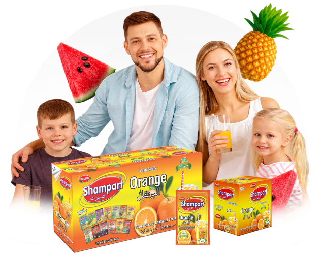 Shampart meyve aromalı toz içecek