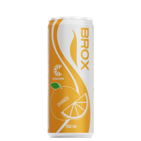Brox Orange Flavored Carbonated Drink