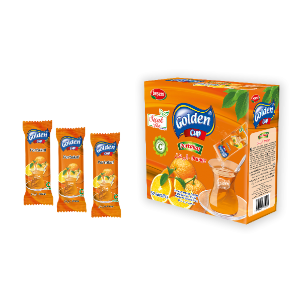 Golden Cup Portakal Aromalı Sıcak Çay